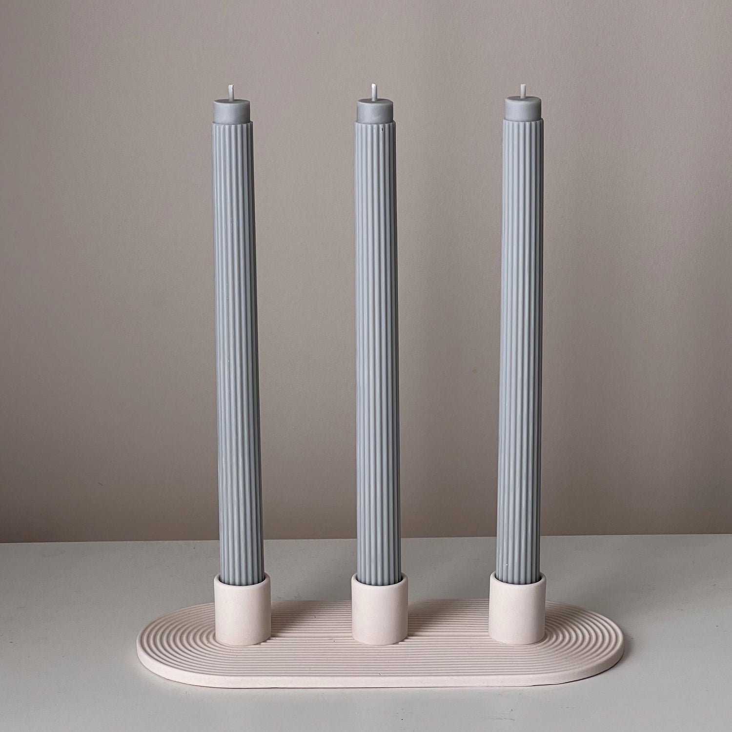 Minimal Geometric Candlestick Holder-0