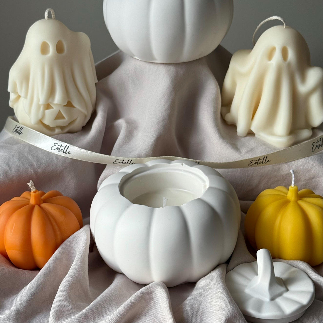 Pumpkin Jar Soy Wax Candle-1