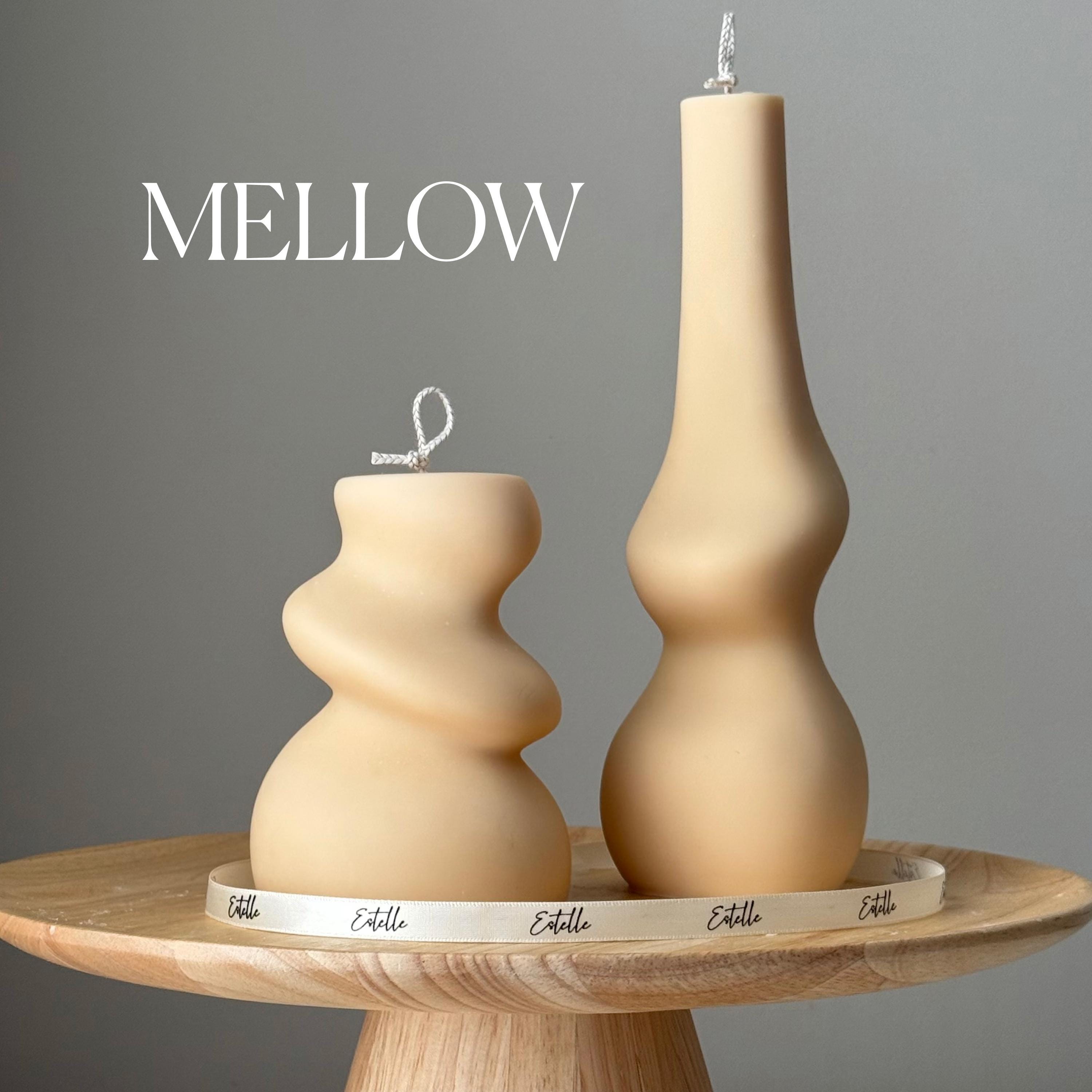 Irregular Pillar Candle Duo-3