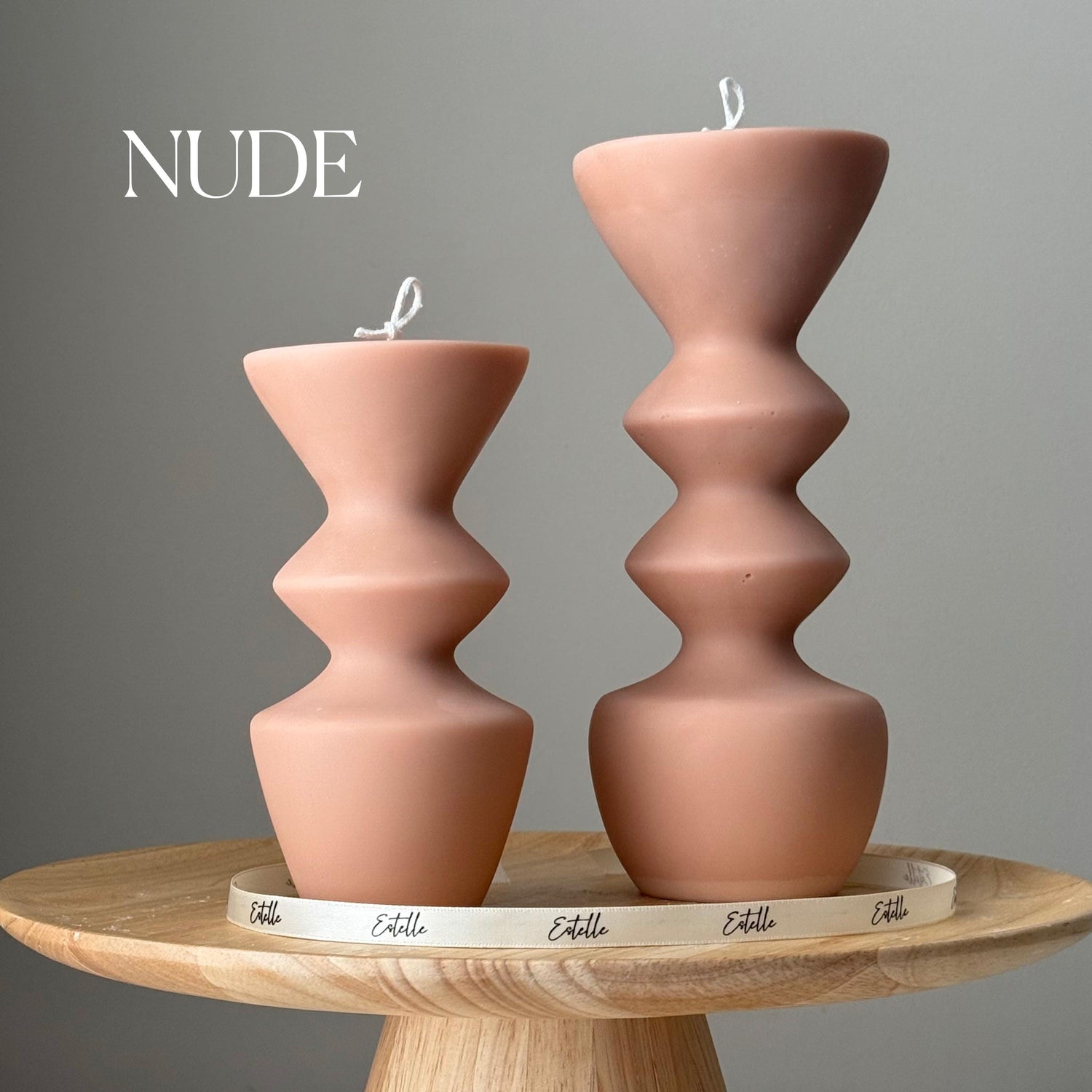 Vase Pillar Candle Duo-1