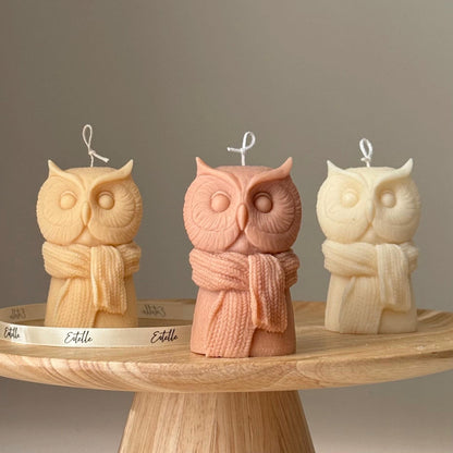 Cute Owl Candle-0