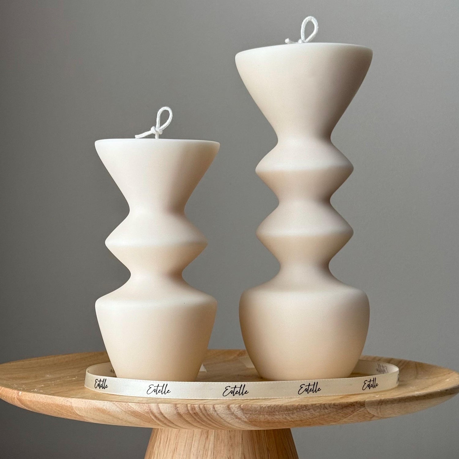 Vase Pillar Candle Duo-0