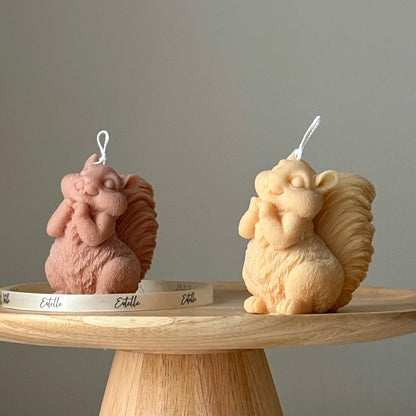 Cute Squirrel Candle-0