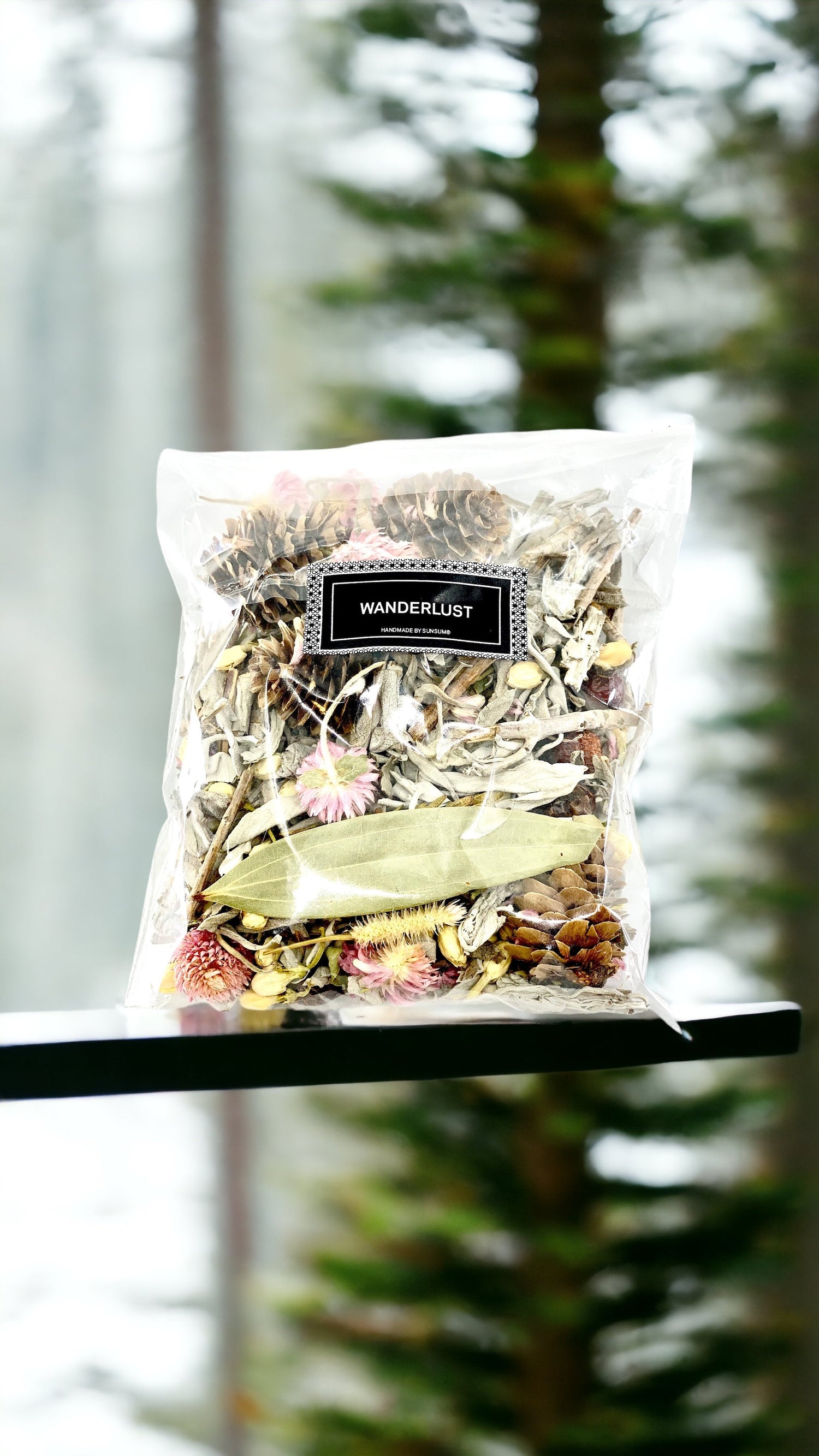 Wanderlust, Wildflower &amp; Sage, Naturally Scented, Loose Dried Flowers, Flower Confetti, Potpourri, 2 oz-1