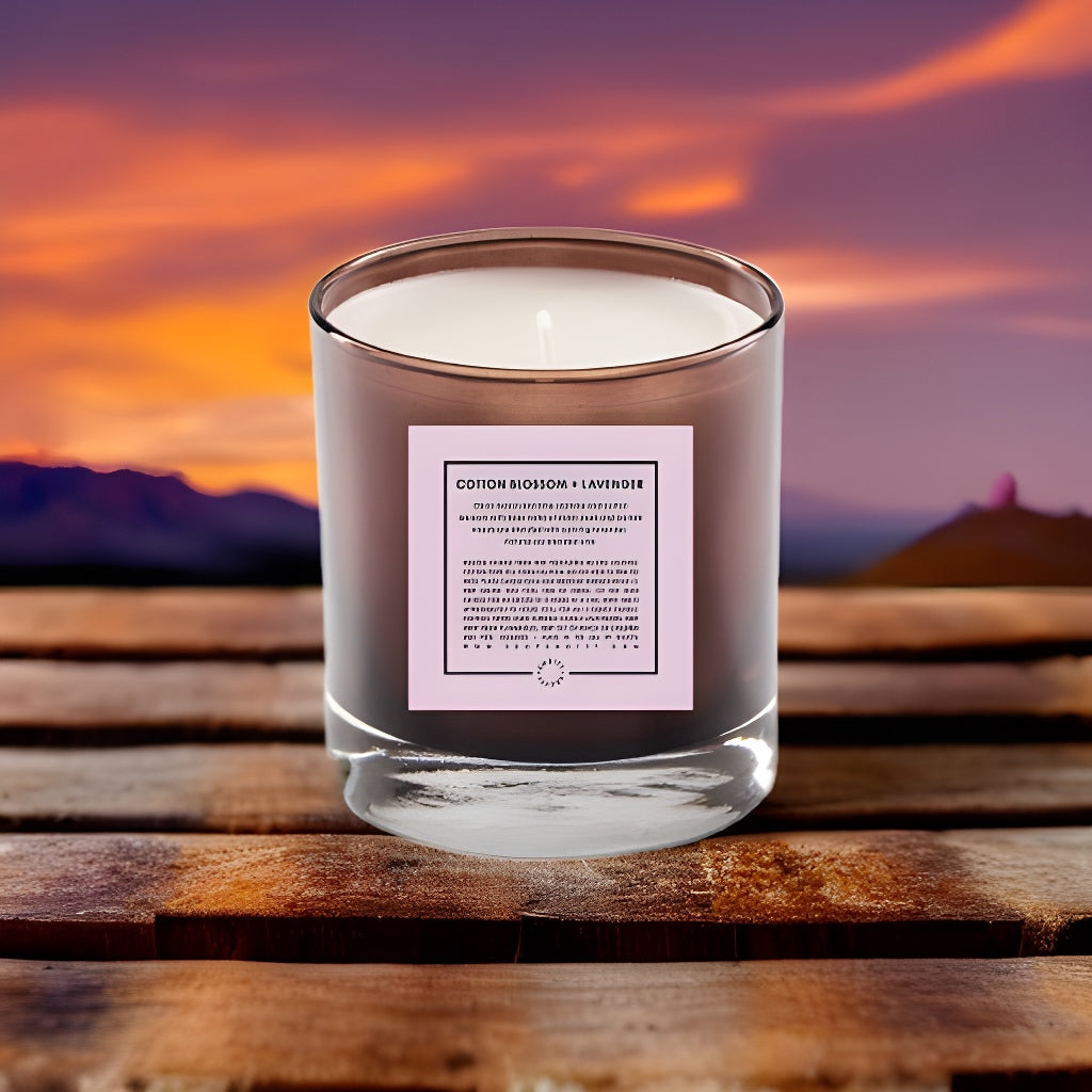 Soy Candle | Cotton Blossom + Lavender - HartCentered