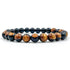 Union - Dual Black/Brown Sandalwood Mala Beaded Bracelet-0