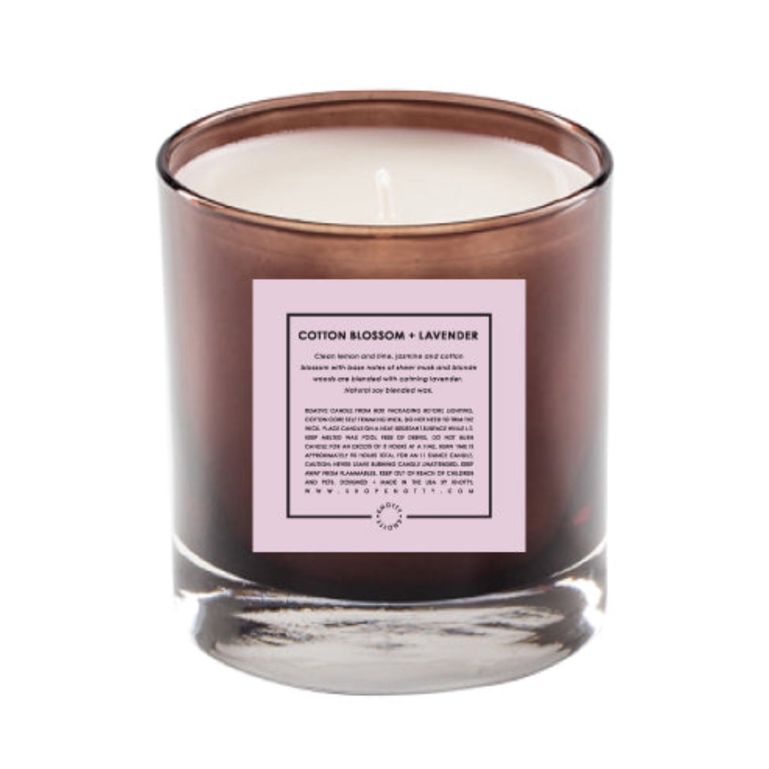 Soy Candle | Cotton Blossom + Lavender - HartCentered