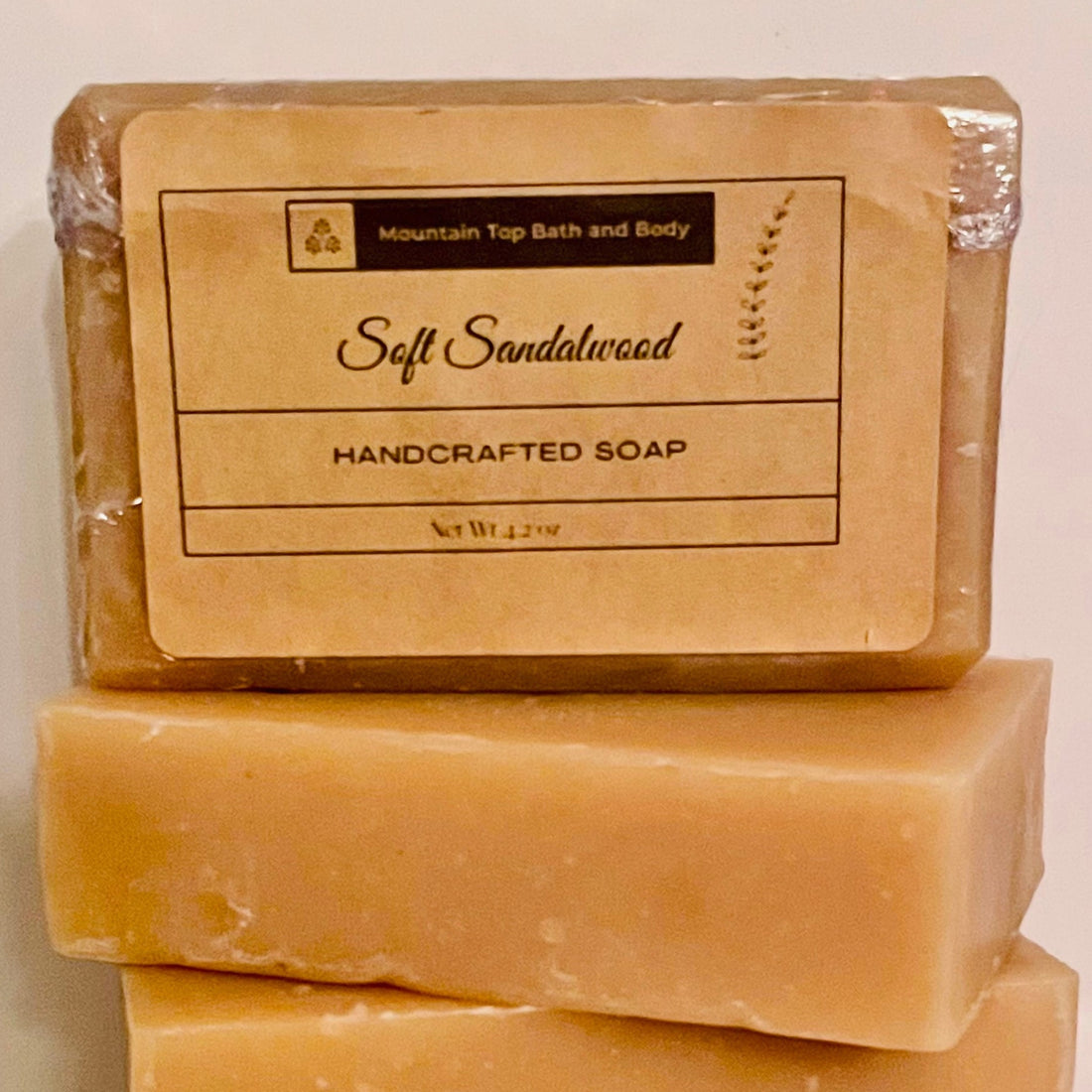 Soft Sandalwood All-Natural Soap - HartCentered