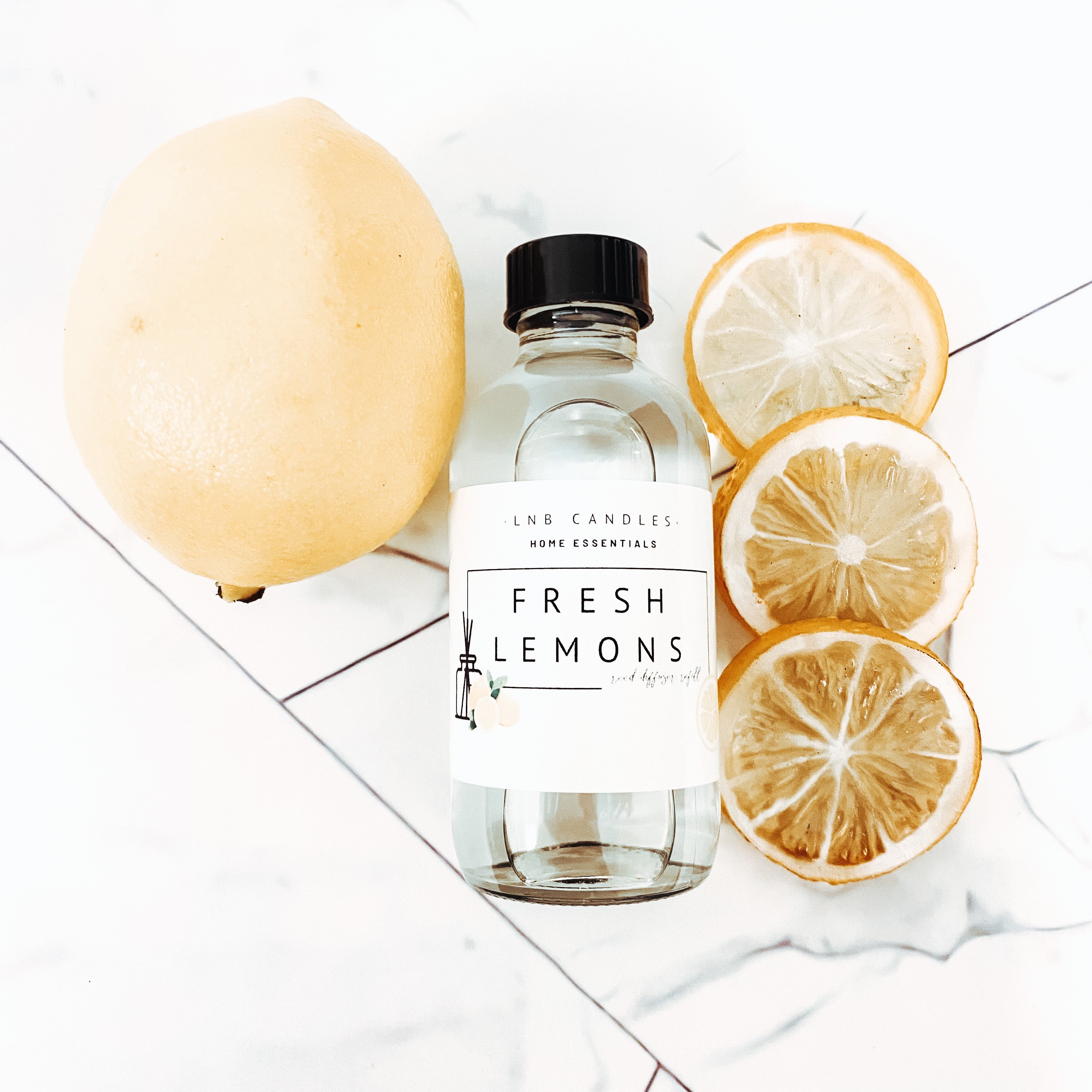 Fresh Lemons Reed Diffuser Refill-0