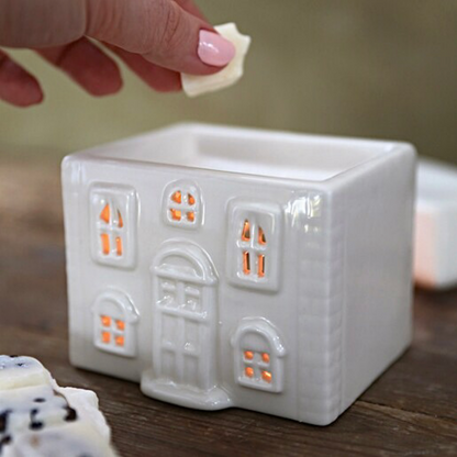 Ceramic House Oil Wax Melt Warmer-4