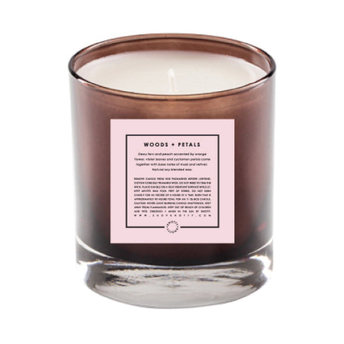 Soy Candle | Woods + Petals - HartCentered