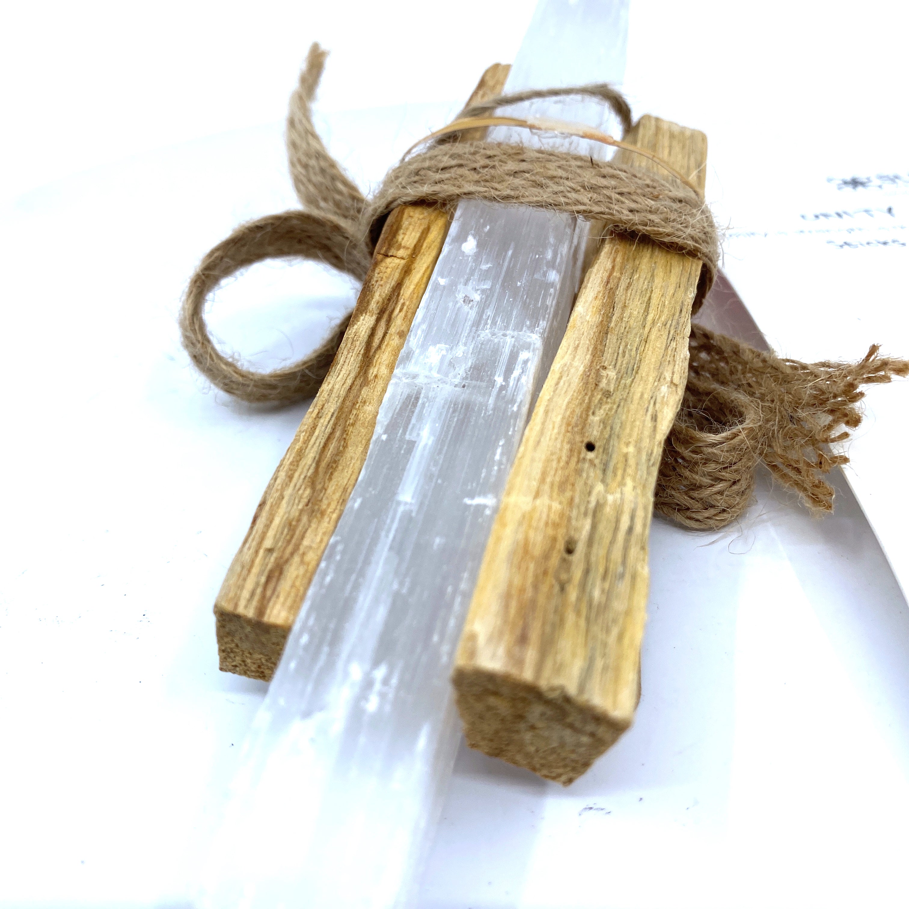 Uplifting Bundle, Palo Santo &amp; Selenite Wand-2