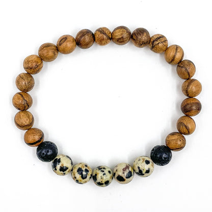 Kingston - Dalmatian Jasper &amp; Light Sandalwood-3