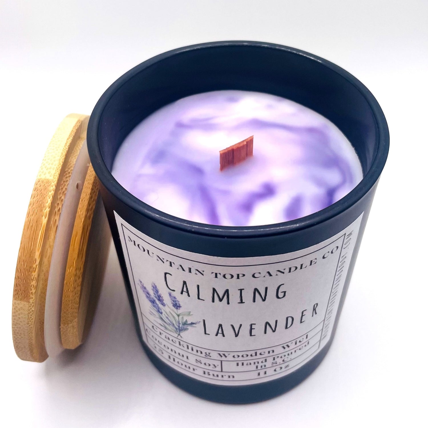 Calming Lavender Woodwick Candle - HartCentered