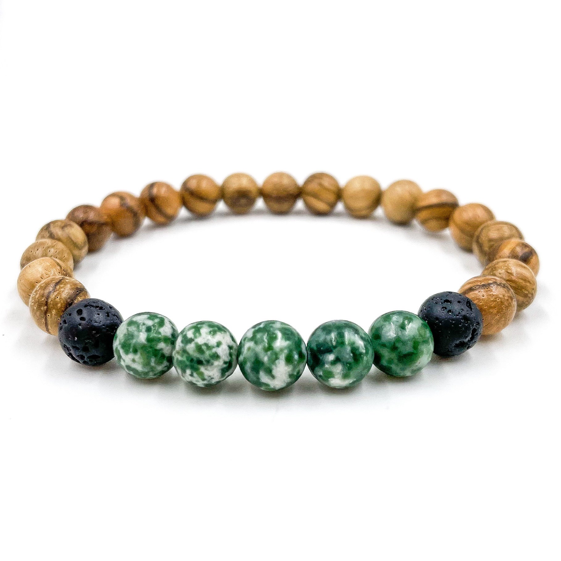 Kingston - Green Tree Agate &amp; Light Sandalwood-2