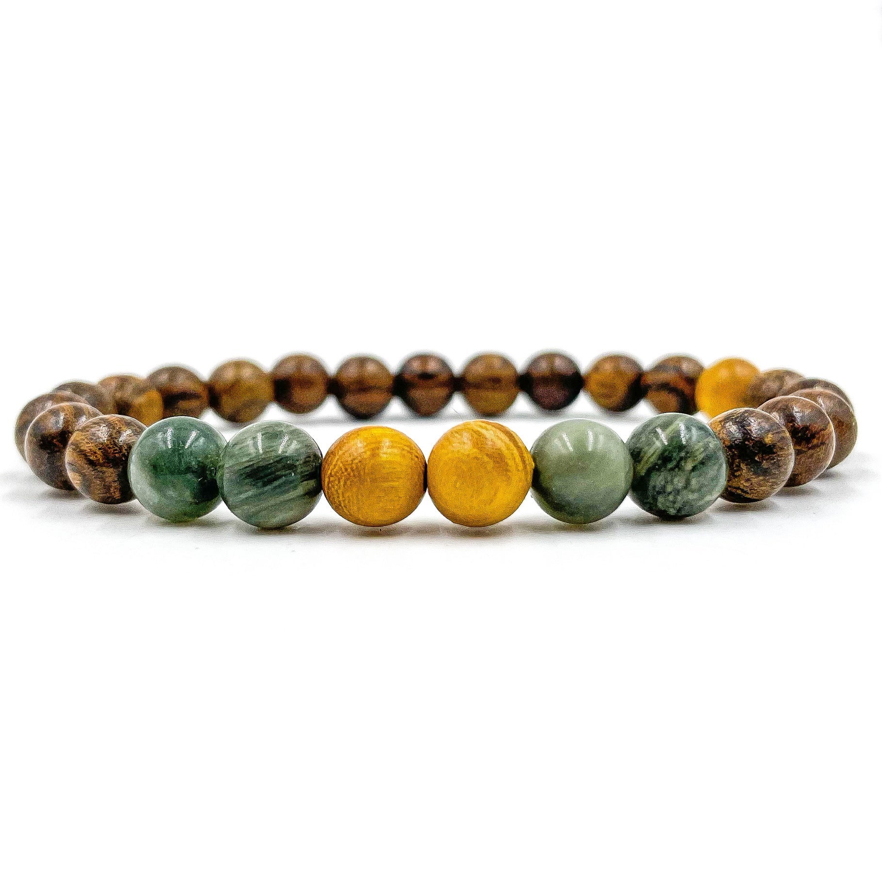 Central - Yellow Sandalwood, Green Jasper, &amp; Sandalwood-0