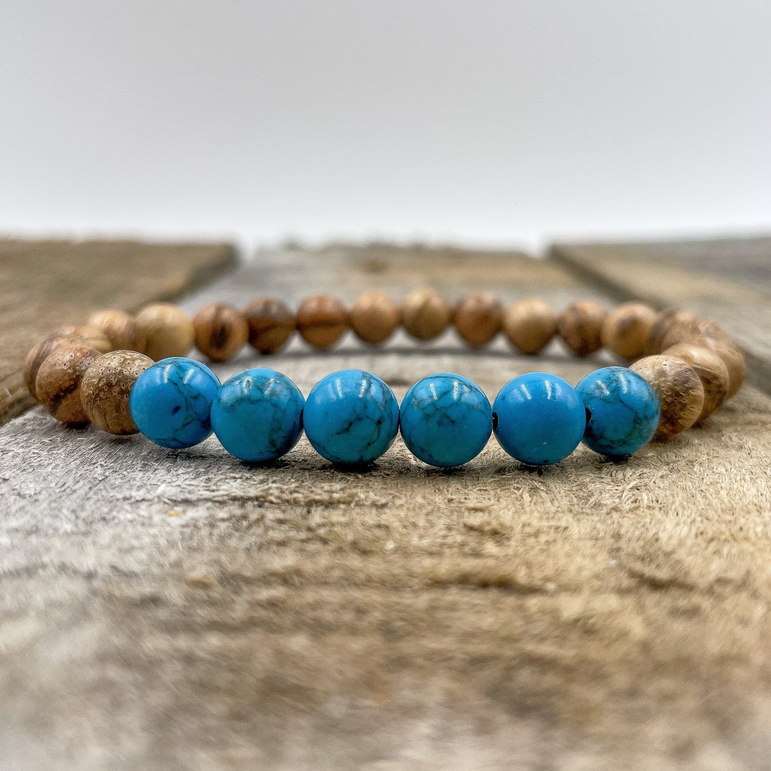 Grove - Turquoise Howlite &amp; Light Sandalwood-1