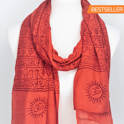 OM Ganesha Mantra Meditation Prayer Shawl-0