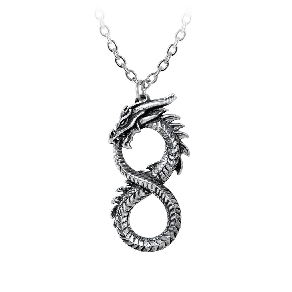 Infinity Dragon Pendant | Heavy Graded Pewter - HartCentered