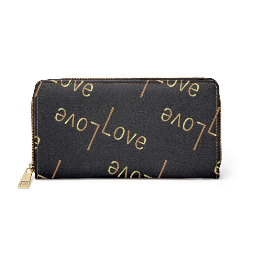 Black &amp; Beige Love | Women’s Wallet