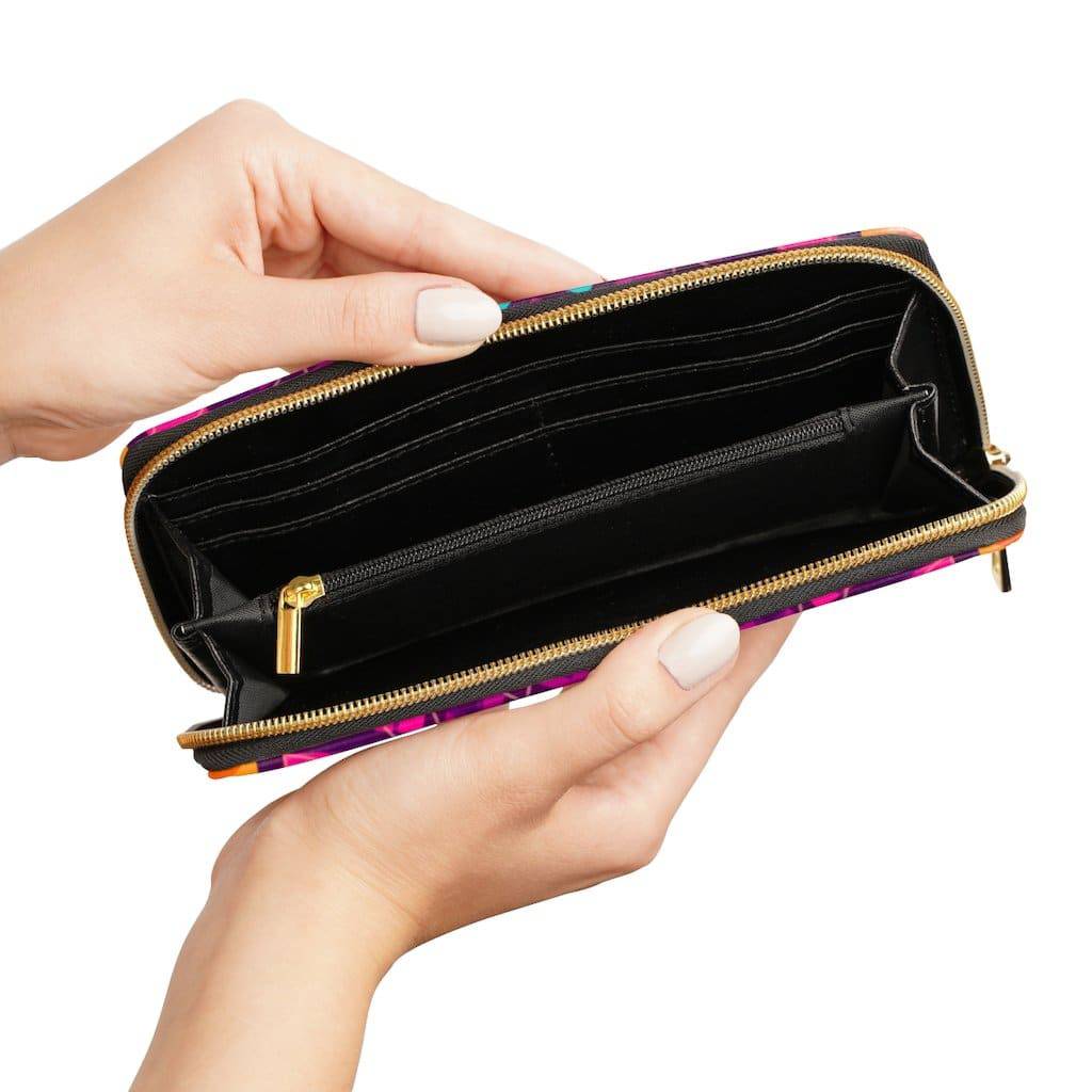 Purple Kaleidoscope | Multicolor Women’s Wallet - HartCentered