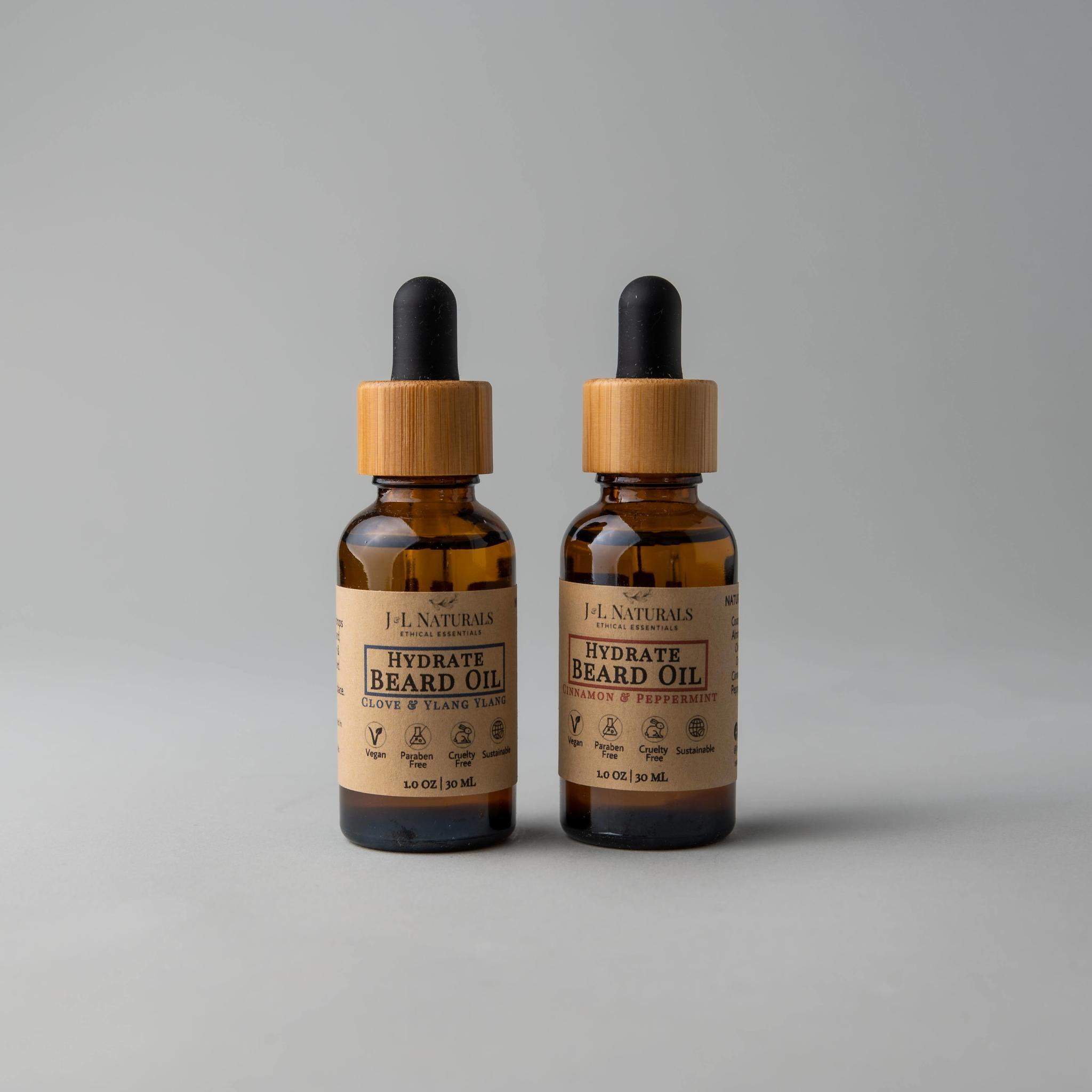 Beard Oil | 2-Pack | Growth, Hydrate or Strength