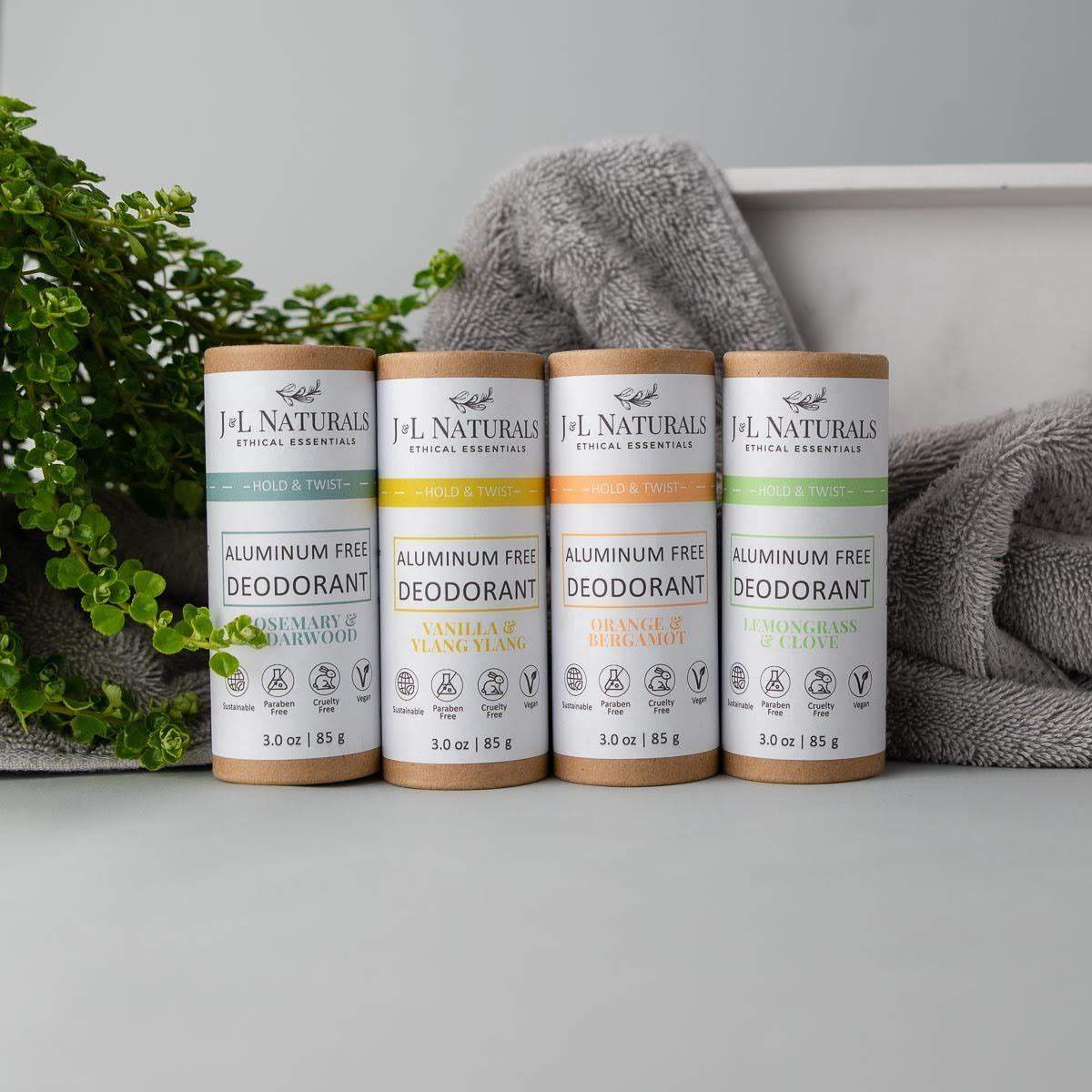 Aluminum-Free Deodorant Bundle (4-Pack)