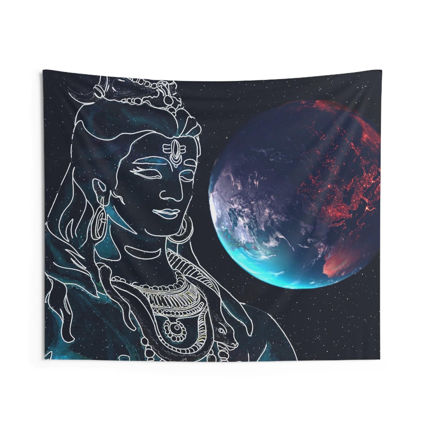 Shiva Moon Tapestry