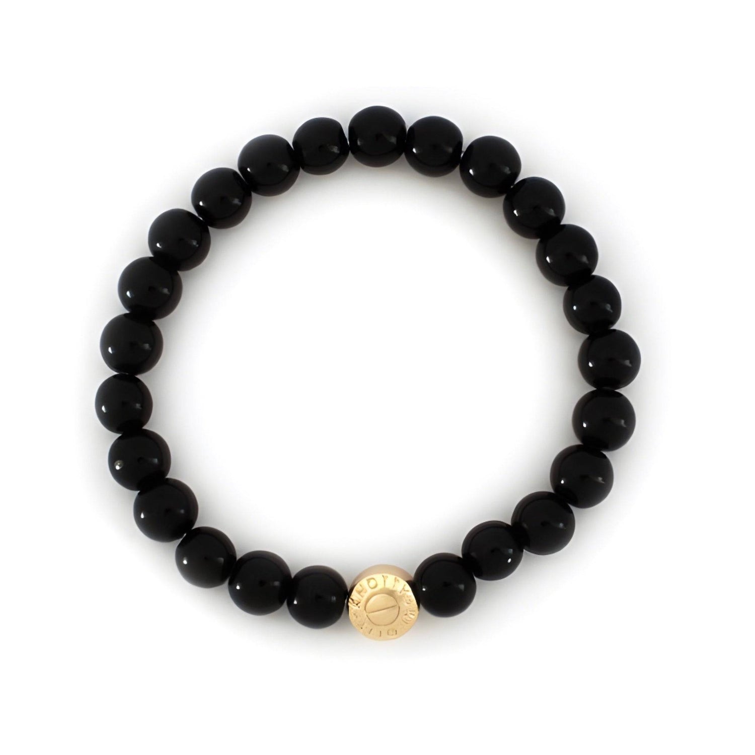 Black Onyx Tessa Bracelet | Gold-Plated Brass