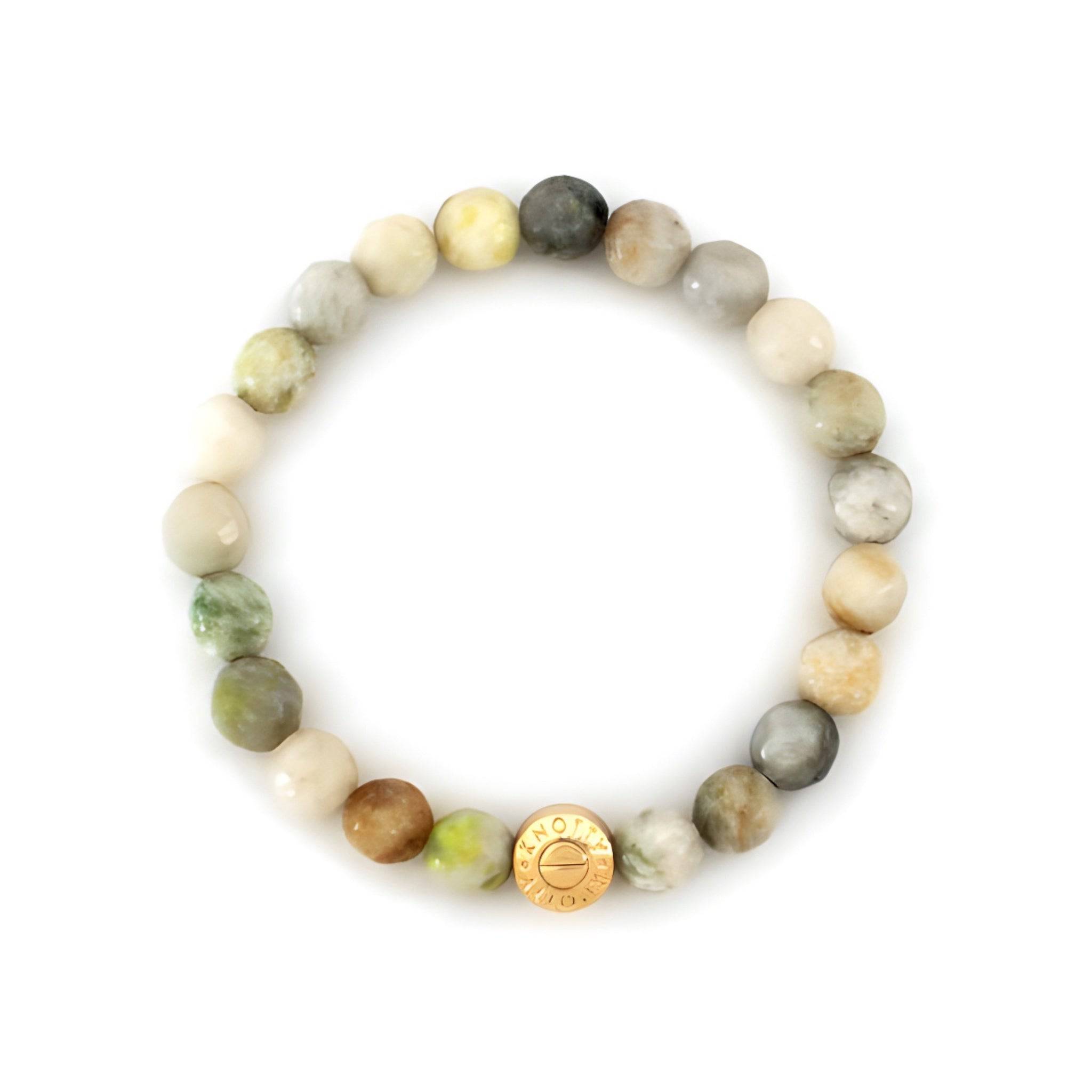 Marble Tessa Bracelet | Gold-Plated Brass &amp; Marbled Crystals