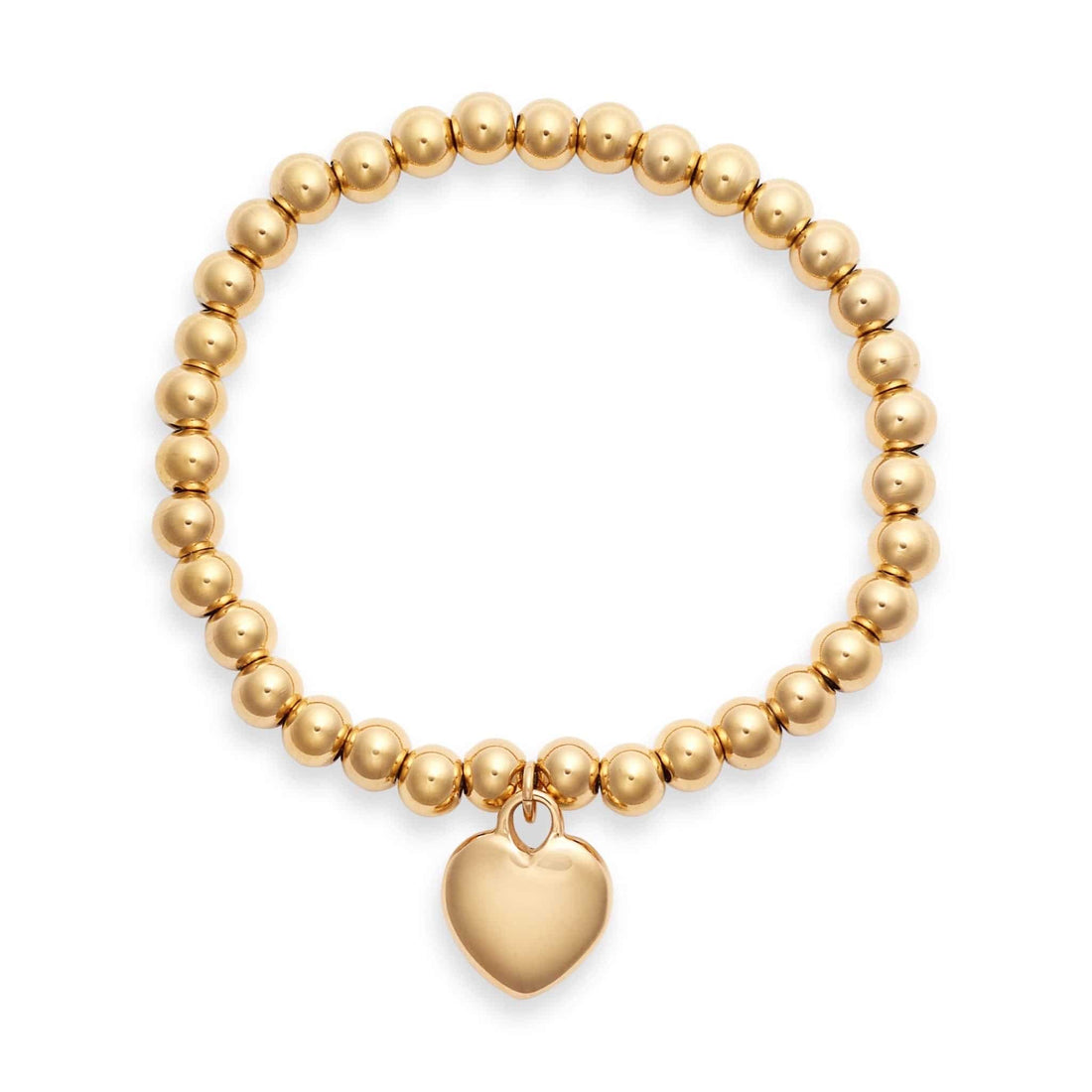 Heart Charm Bracelet | Stainless Steel