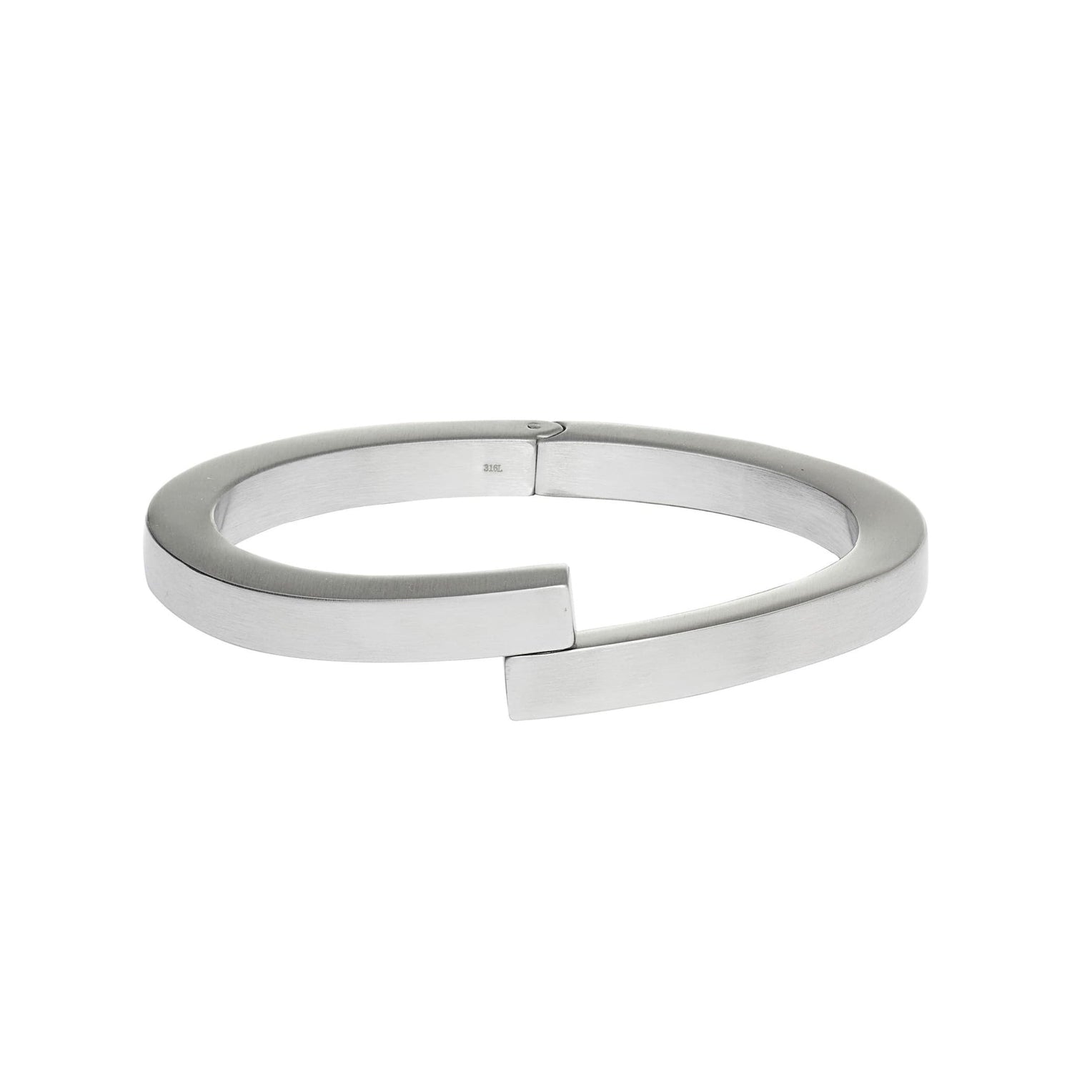 Hinge Bar Cuff | Stainless Steel