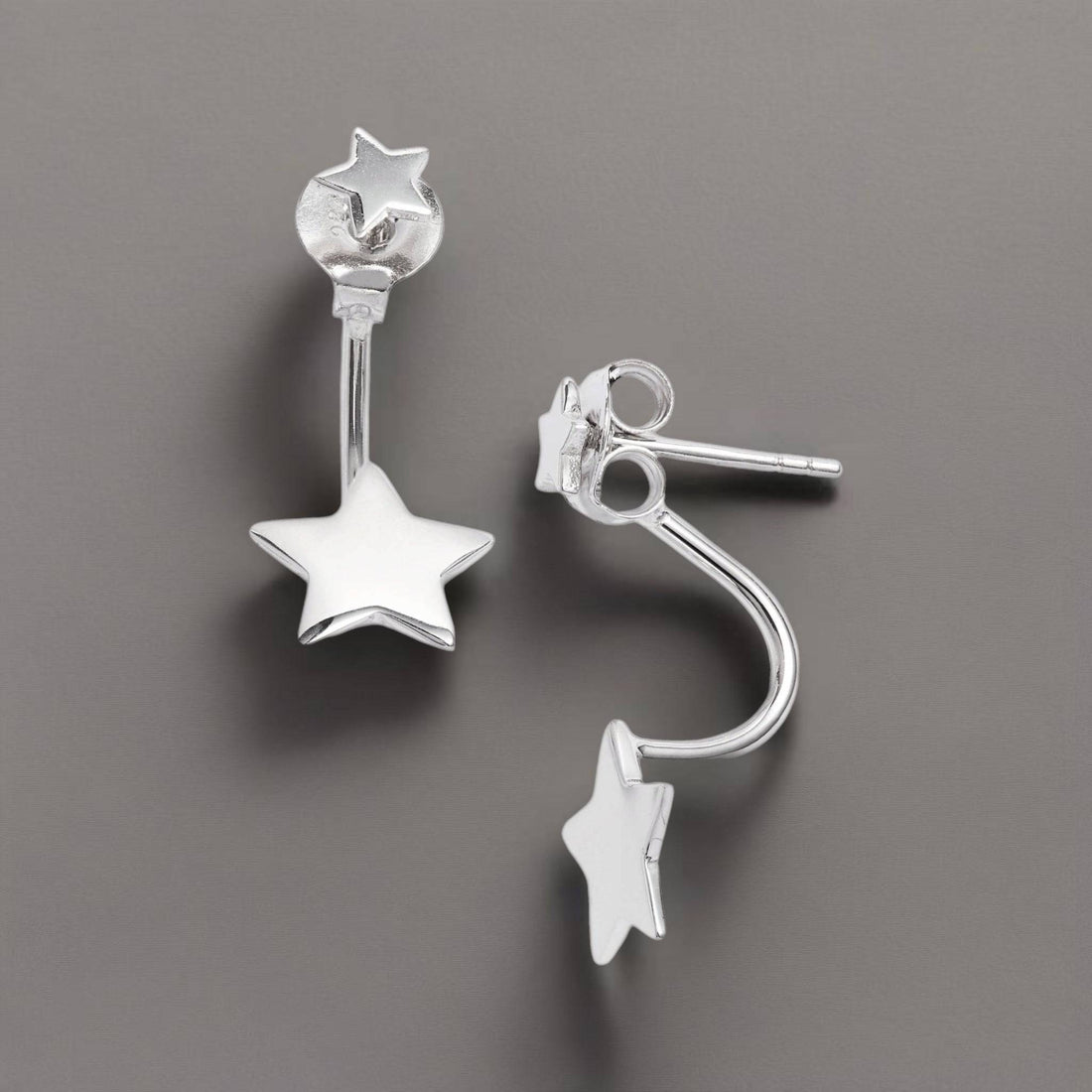 Wraparound Star Stud Earrings | Stainless Steel