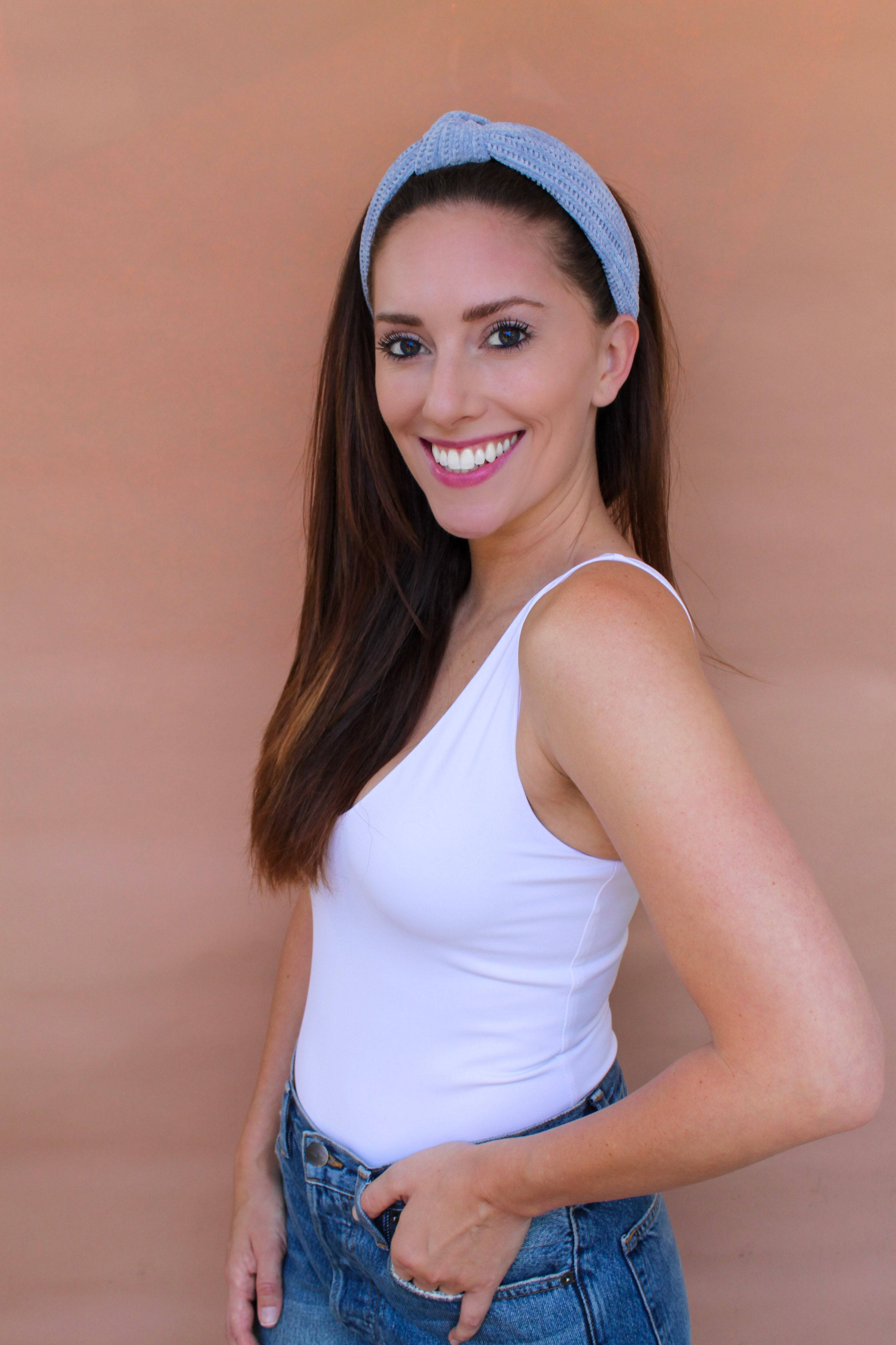 Knotted Headband | Blue