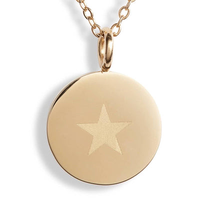 Luxe Charmy Star Necklace | Gold-Tone Stainless Steel