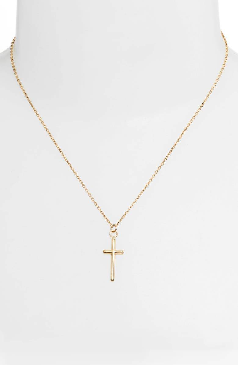 Cross Pendant Necklace | Stainless Steel | More Colors Available