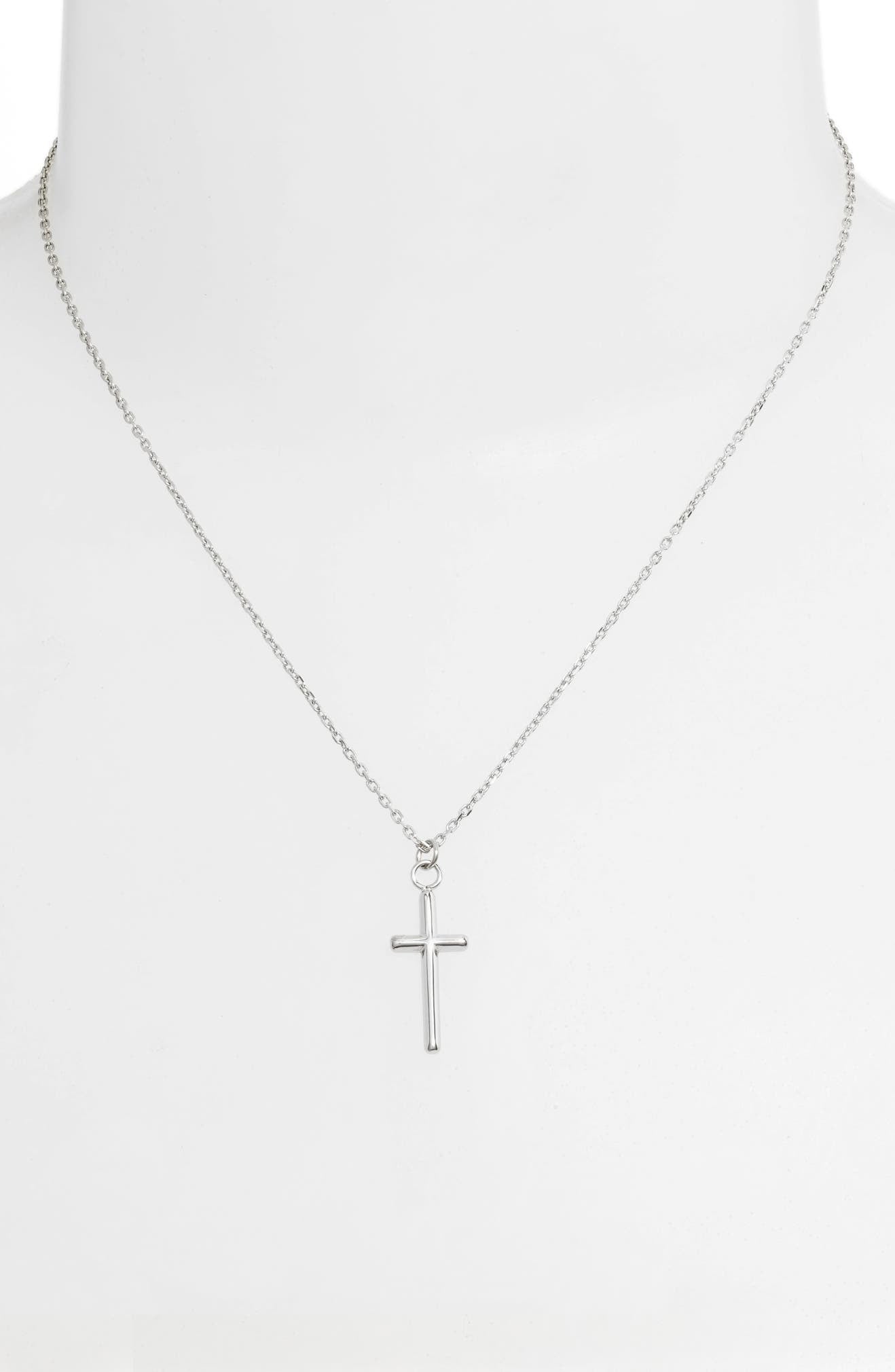 Cross Pendant Necklace | Stainless Steel | More Colors Available