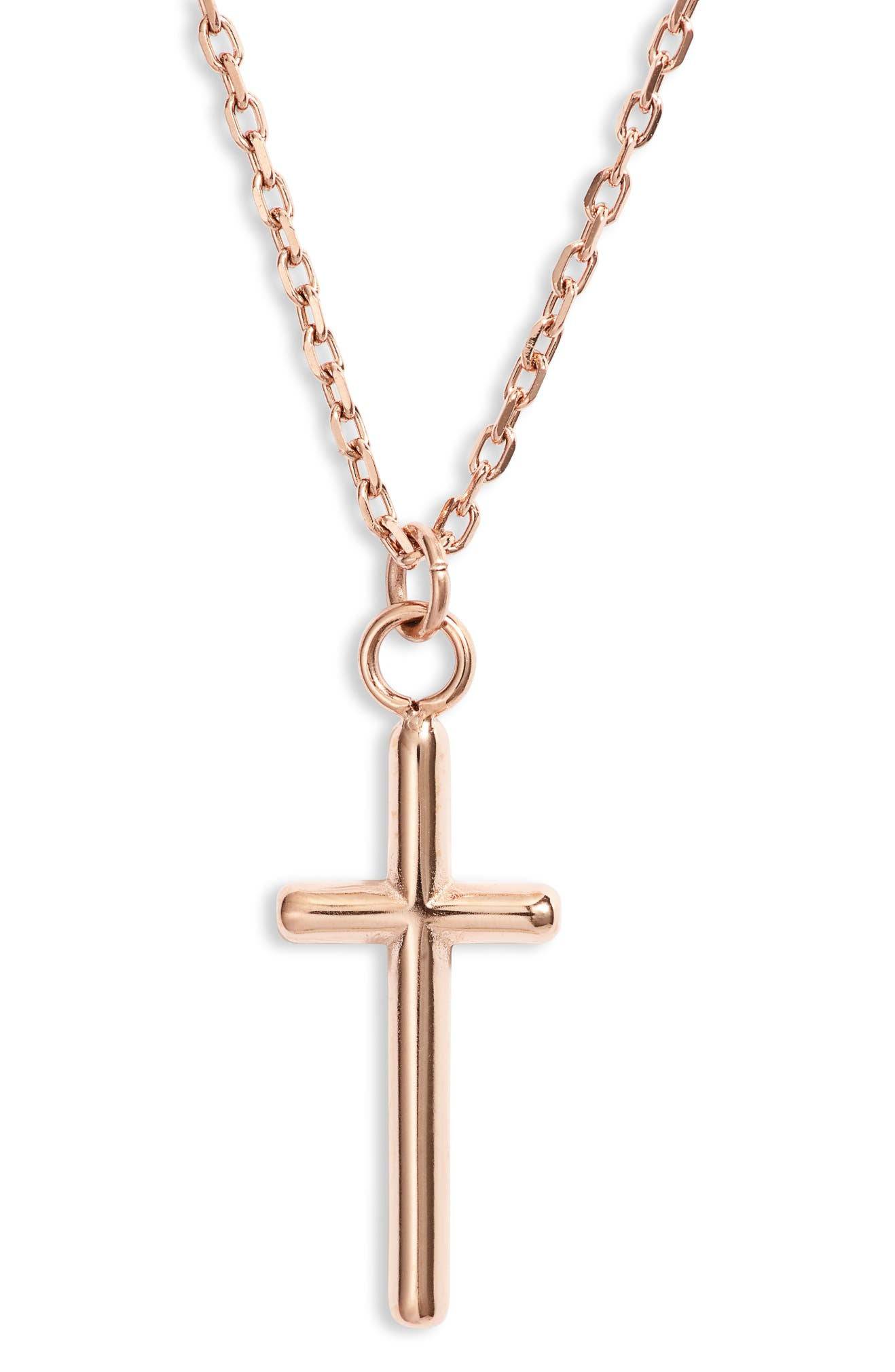 Cross Pendant Necklace | Stainless Steel | More Colors Available