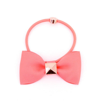 Bow with Rose Gold Pyramid Stud | More Colors Available