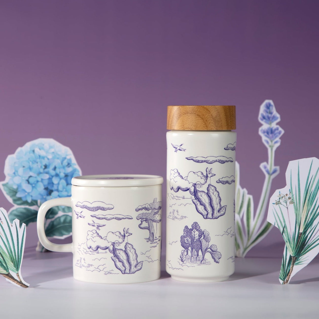 Magic Garden Travel Mug &amp; Mug Gift Set - HartCentered