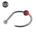 Lava Clip-On Nose Ring Red - HartCentered