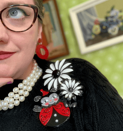 Little Love Bug Brooch by Johanna Parker x Lipstick &amp; Chrome-4