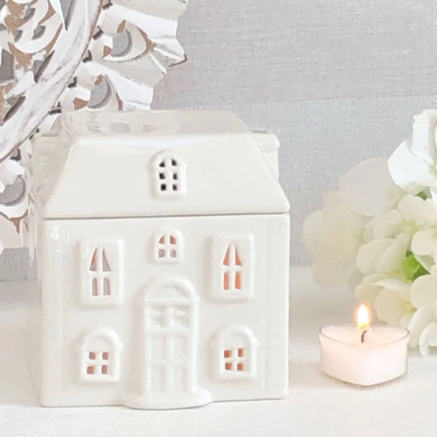 Ceramic House Oil Wax Melt Warmer