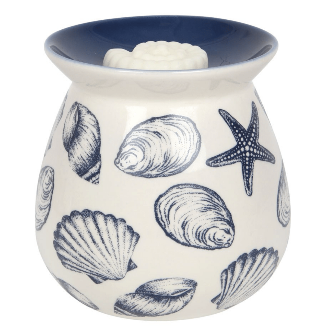 Beach  Nautical Seashell Theme Wax Melt Essential Oil Warmer Burner