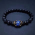 Tiger Eye in Blue & Lava Stone | Essential Oil Bracelet - HartCentered