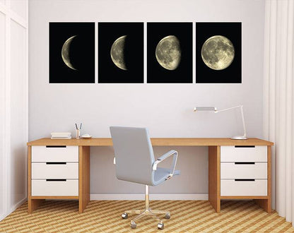 Moon Phases Set Of 4 Wall Decals