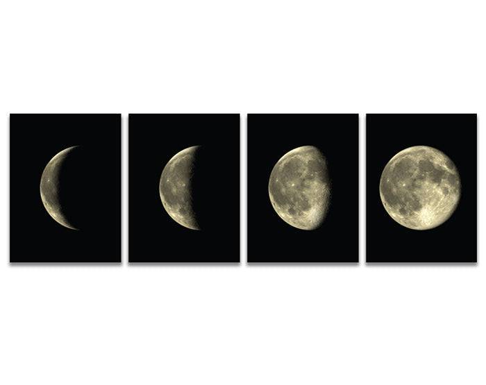 Moon Phases Set Of 4 Wall Decals