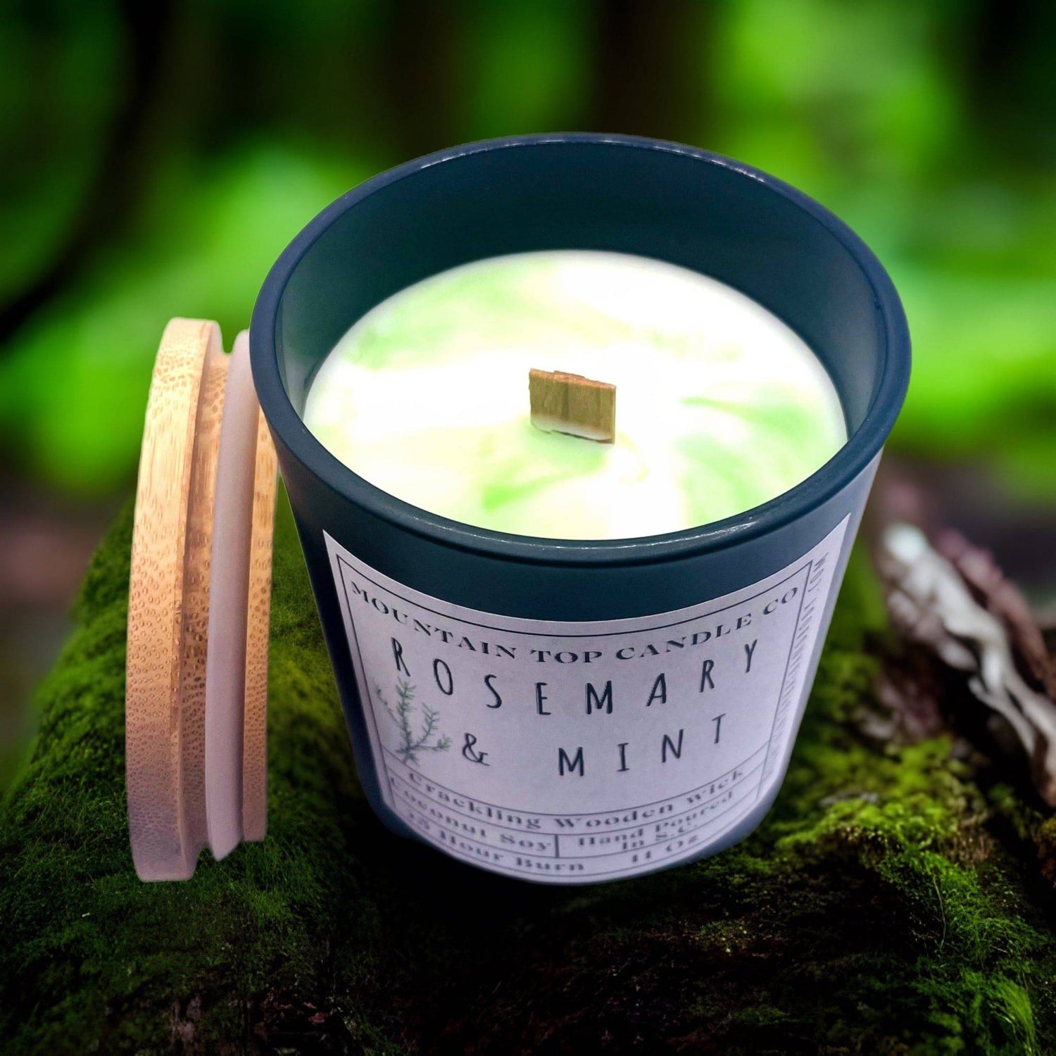 Rosemary &amp; Mint Woodwick Candle