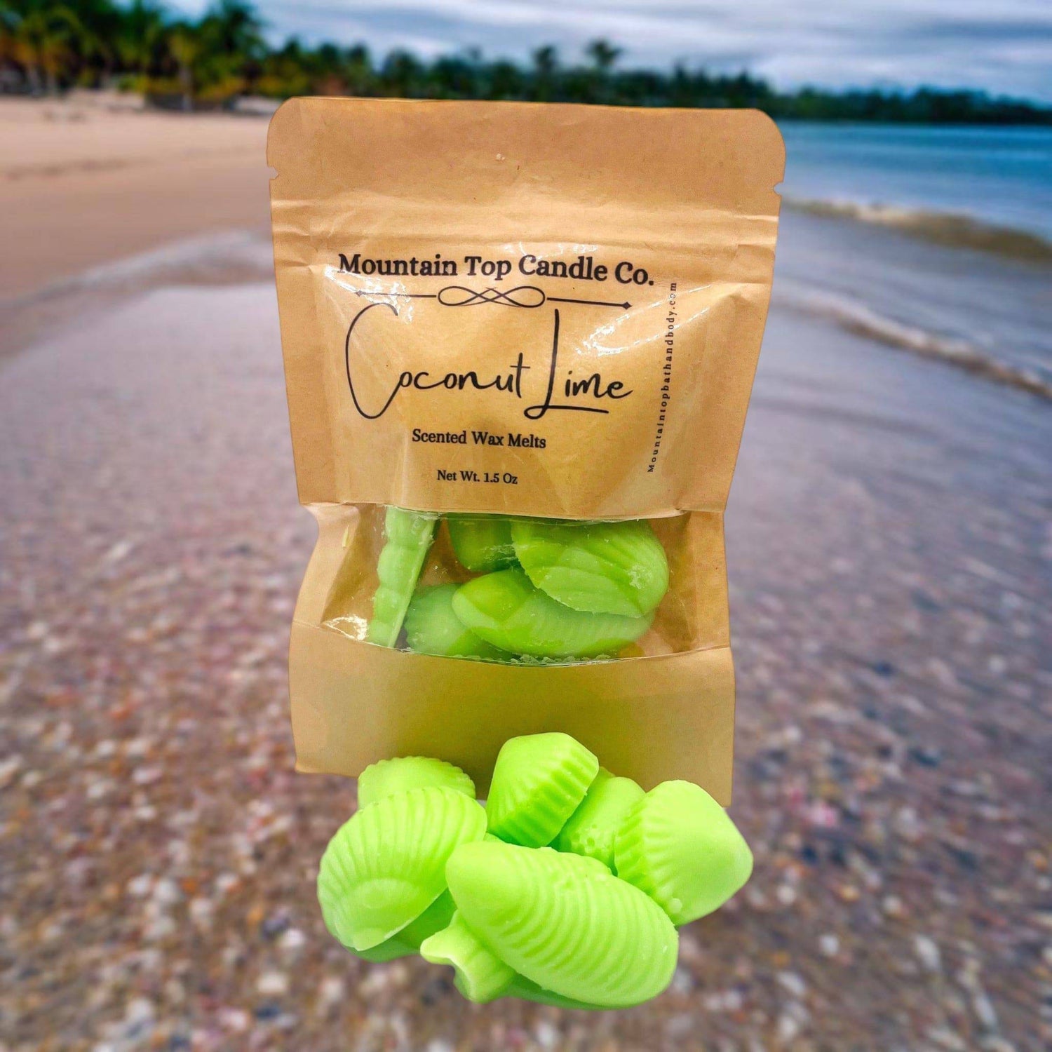 Coconut Lime Seashell Melts