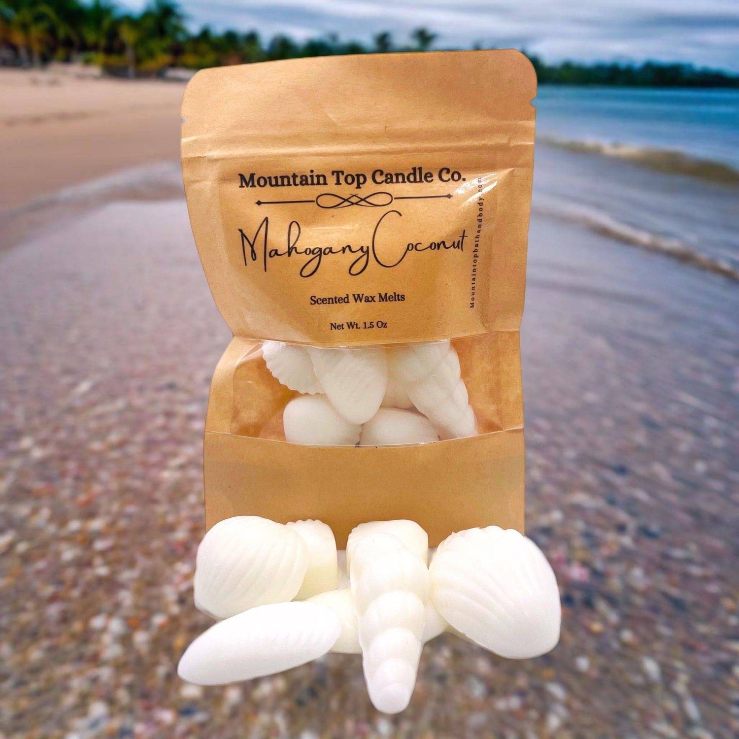 Mahogany &amp; Coconut Seashell Melts